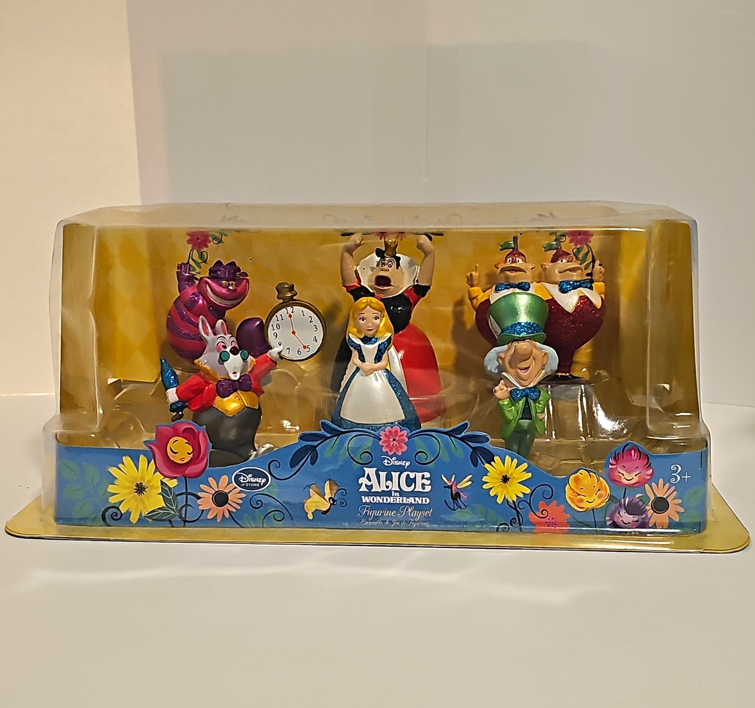 Disney Store Alice in Wonderland 5Piece Figurine Playset 2012 4\ Disney Store Alice in Wonderland 5Piece Figurine Playset 2012 4\