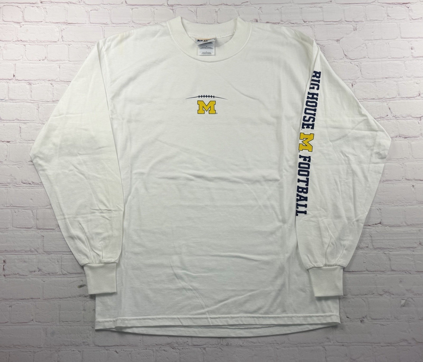 Vintage University Of Michigan BIG HOUSE T Shirt Mens Large Football Wolverines Vintage University Of Michigan BIG HOUSE T Shirt Mens Large Football Wolverines
