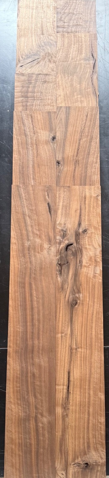 Walnut rustic character grade (10) pieces 2”x24”x1/2” kiln dried surface 2 sides Walnut rustic character grade (10) pieces 2”x24”x1/2” kiln dried surface 2 sides