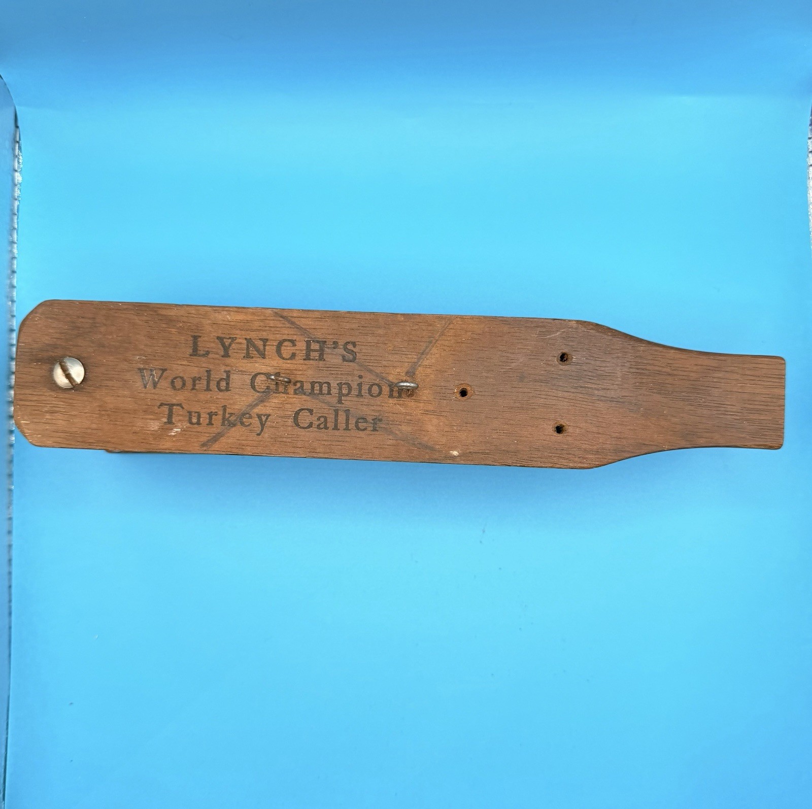Vintage Lynch World Champion Turkey Call Model 102 Liberty Mississippi 1958