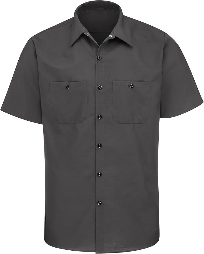 Red Kap Men's Short Sleeve Industrial Work Shirt Red Kap Men's Short Sleeve Industrial Work Shirt