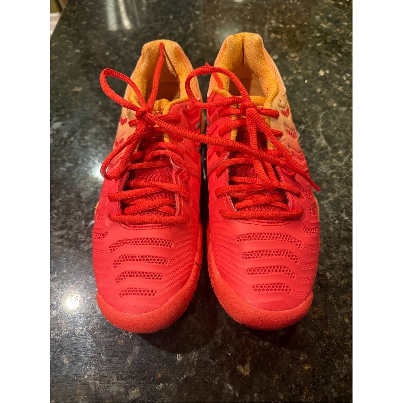 Asics Gel-Resolution 7 Womens Tennis Shoes Red Orange E751Y Size 7