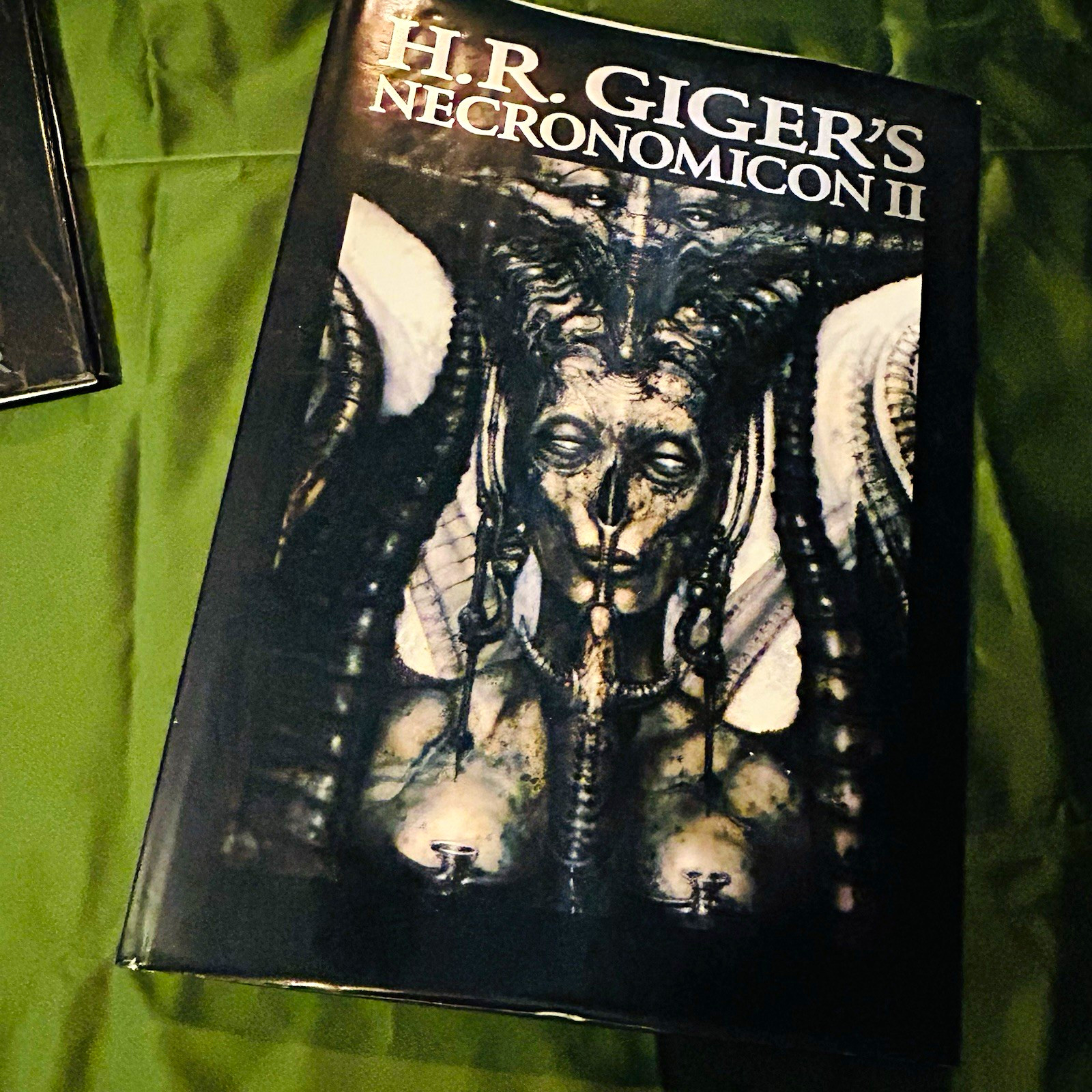 Vintage 1997 H.R. Giger Necronomicon II Hardcover Collectible Art Book Occult