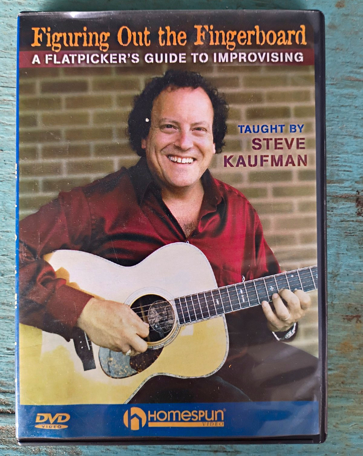 Steve Kaufman Figuring Out the Fingerboard Flatpicking Guitar DVD w/ Tab Booklet Steve Kaufman Figuring Out the Fingerboard Flatpicking Guitar DVD w/ Tab Booklet