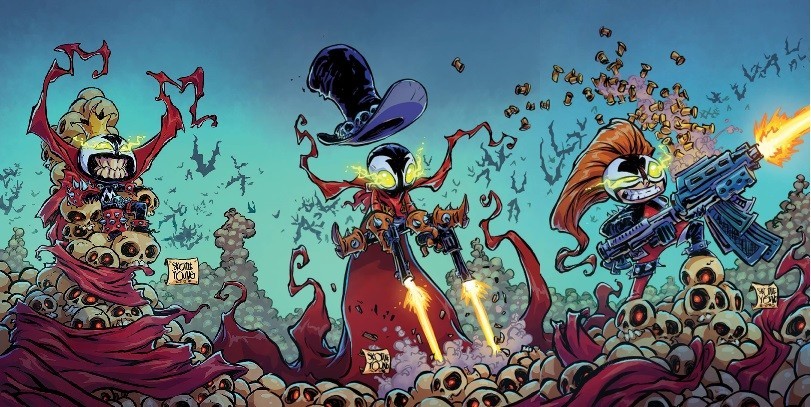 SKOTTIE YOUNG Set of 3 King Spawn Gunslinger Scorched #50 Cover C McFarlane SKOTTIE YOUNG Set of 3 King Spawn Gunslinger Scorched #50 Cover C McFarlane
