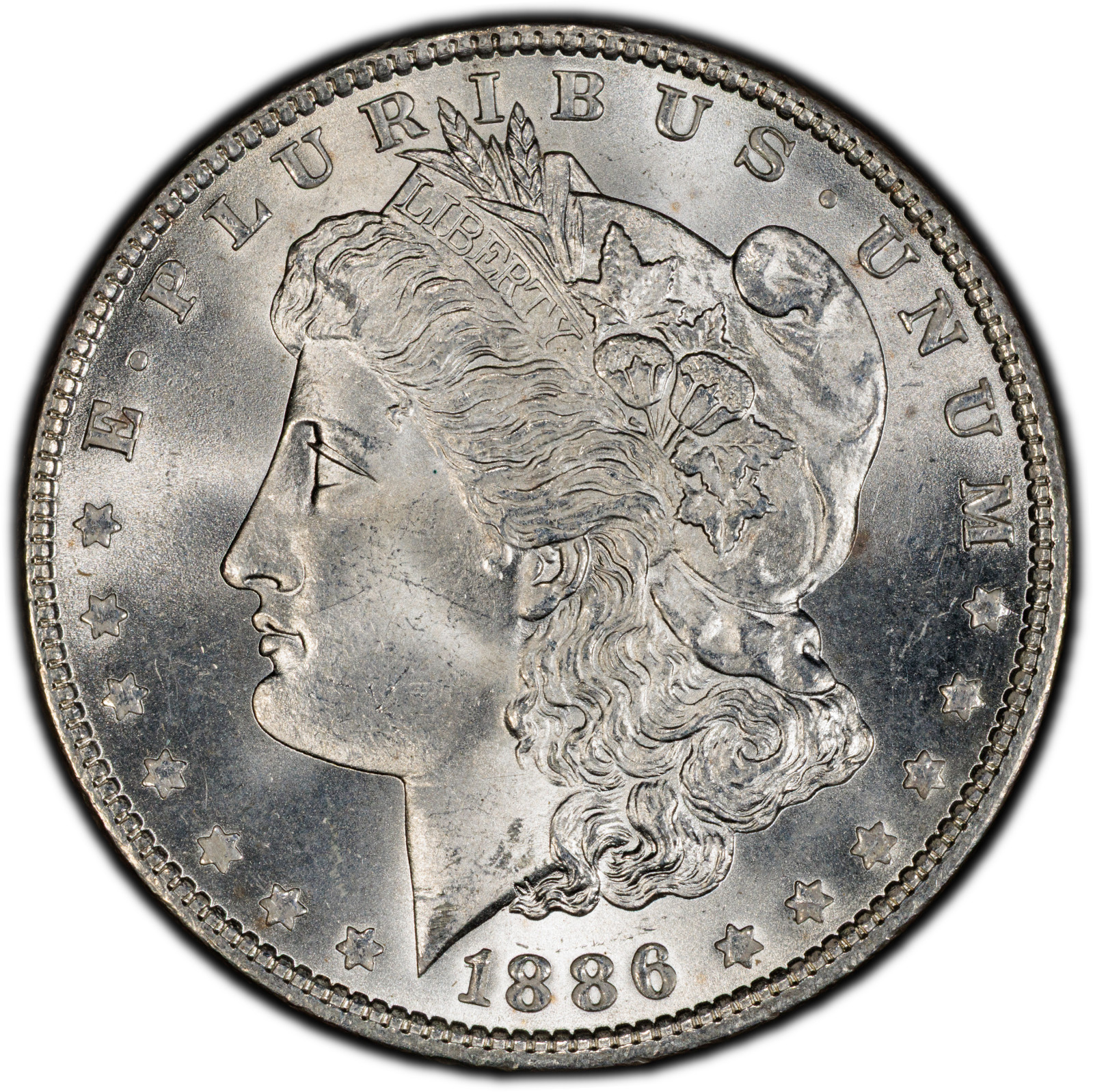 1886-P PCGS MS65 (Gem) Morgan Dollar | Highly Reflective | Blazing White Luster
