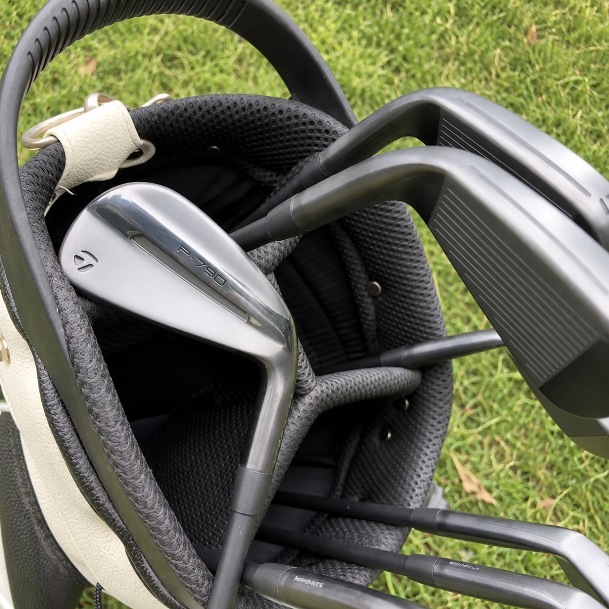 TaylorMade 2025 P790 Black Iron Set 4-PW RH Stiff Steel Shafts