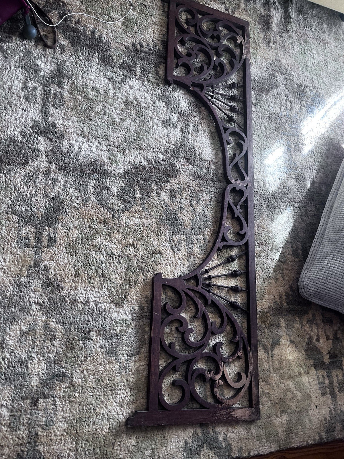 Victorian vintage wood spindal archway fretwork Victorian vintage wood spindal archway fretwork
