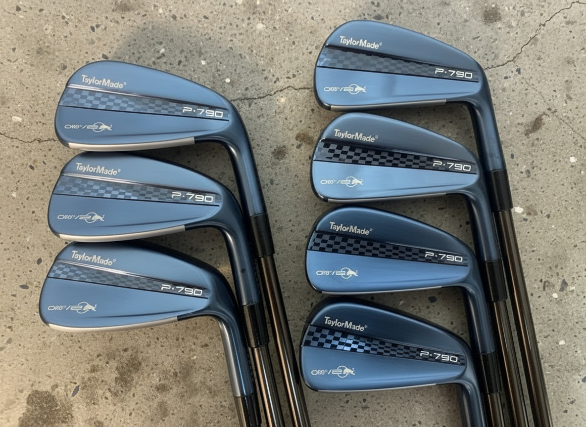 TaylorMade P790 Oracle Red Bull Racing Irons Set Stiff Flex Limited Edition NEW