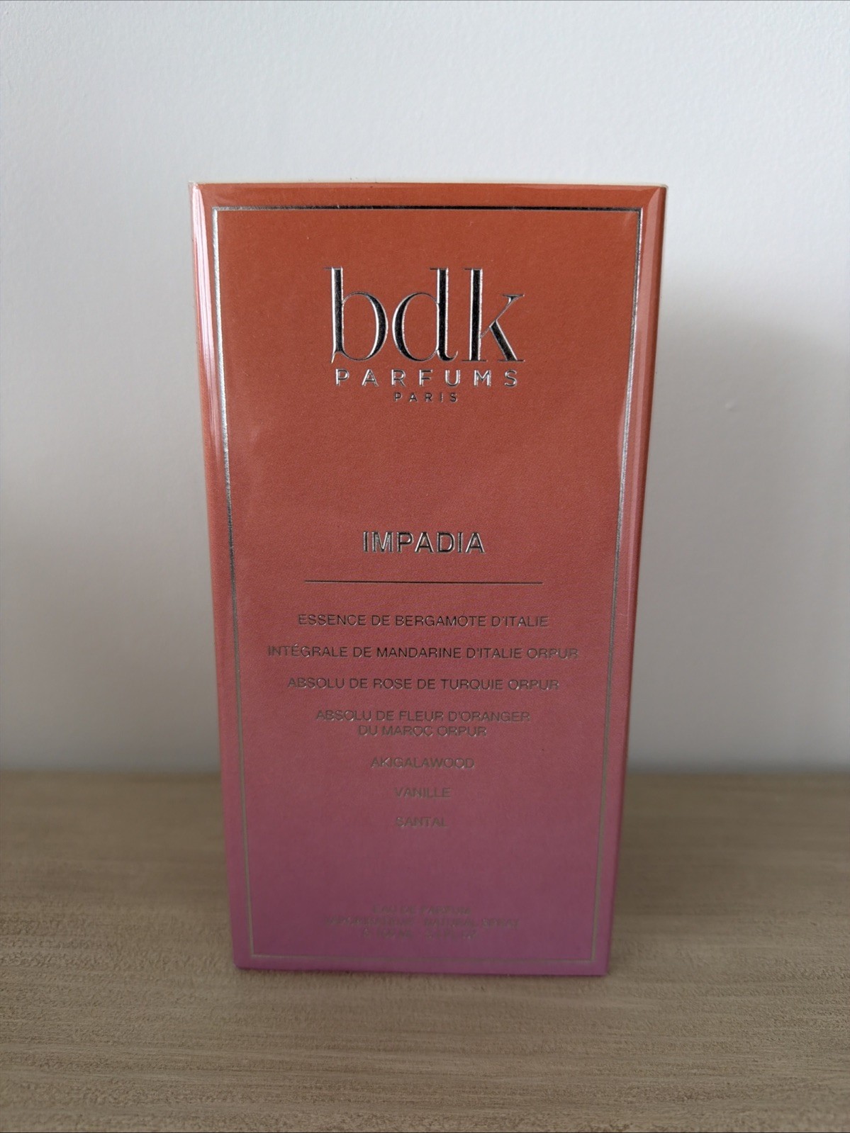 BDK Parfums IMPADIA 3.4 fl oz / 100ml EDP New in Box 100% Authentic