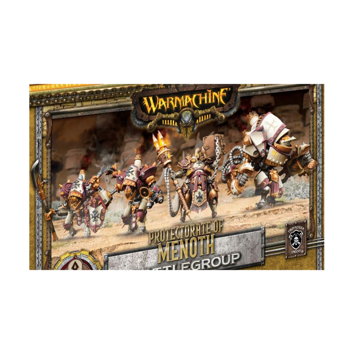 Privateer Pres Warmachine Mk III Meno  Protectorate of Menoth Battlegr Fair/EX