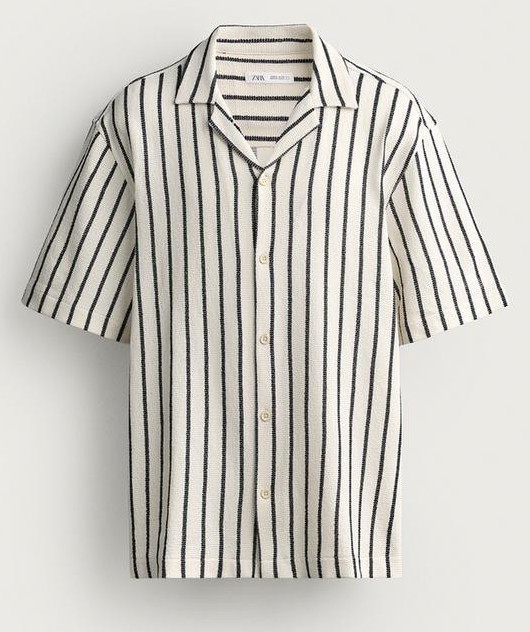 ZARA TEXTURED WEAVE SHIRT - LARGE - BRAND NEW- NEVER WORN ZARA TEXTURED WEAVE SHIRT - LARGE - BRAND NEW- NEVER WORN