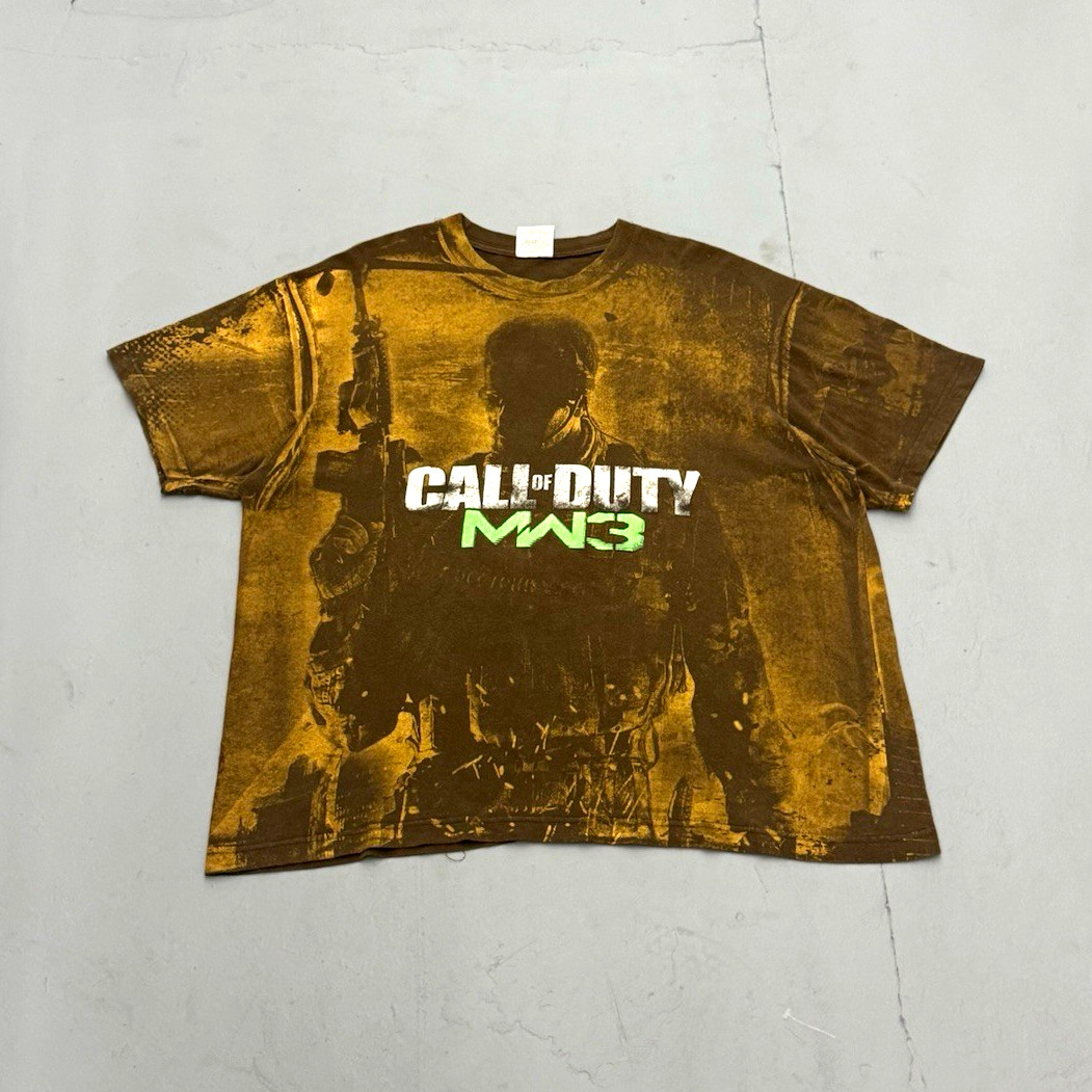 Crazy Vintage Call Of Duty MW3 Mexican Bootleg AOP T Shirt Size XL 24x28 Crazy Vintage Call Of Duty MW3 Mexican Bootleg AOP T Shirt Size XL 24x28