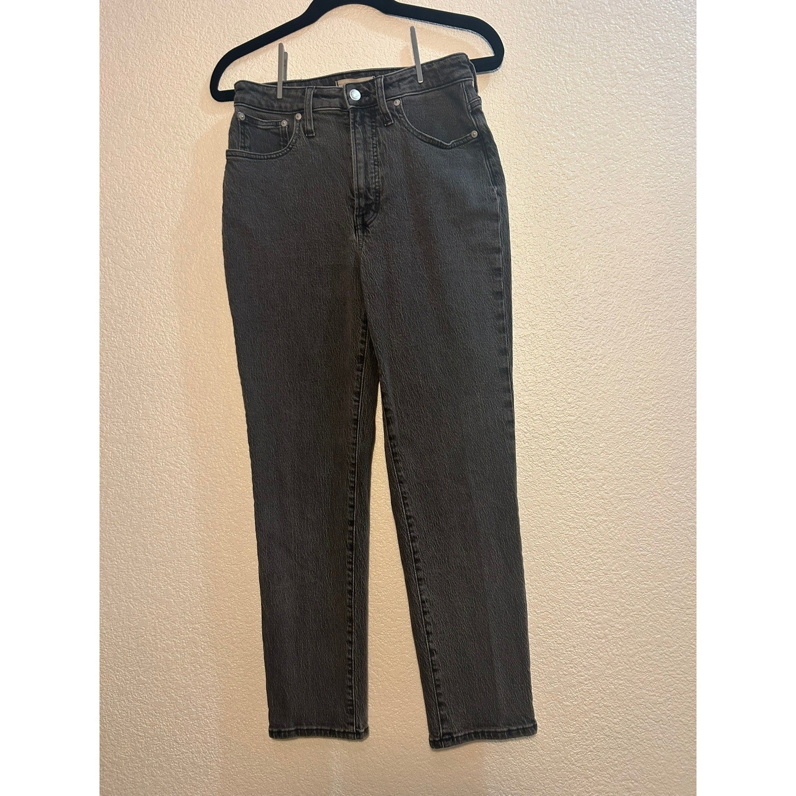 Madewell Curvy Perfect Vintage Jean Light Black Wash Denim 27 Madewell Curvy Perfect Vintage Jean Light Black Wash Denim 27