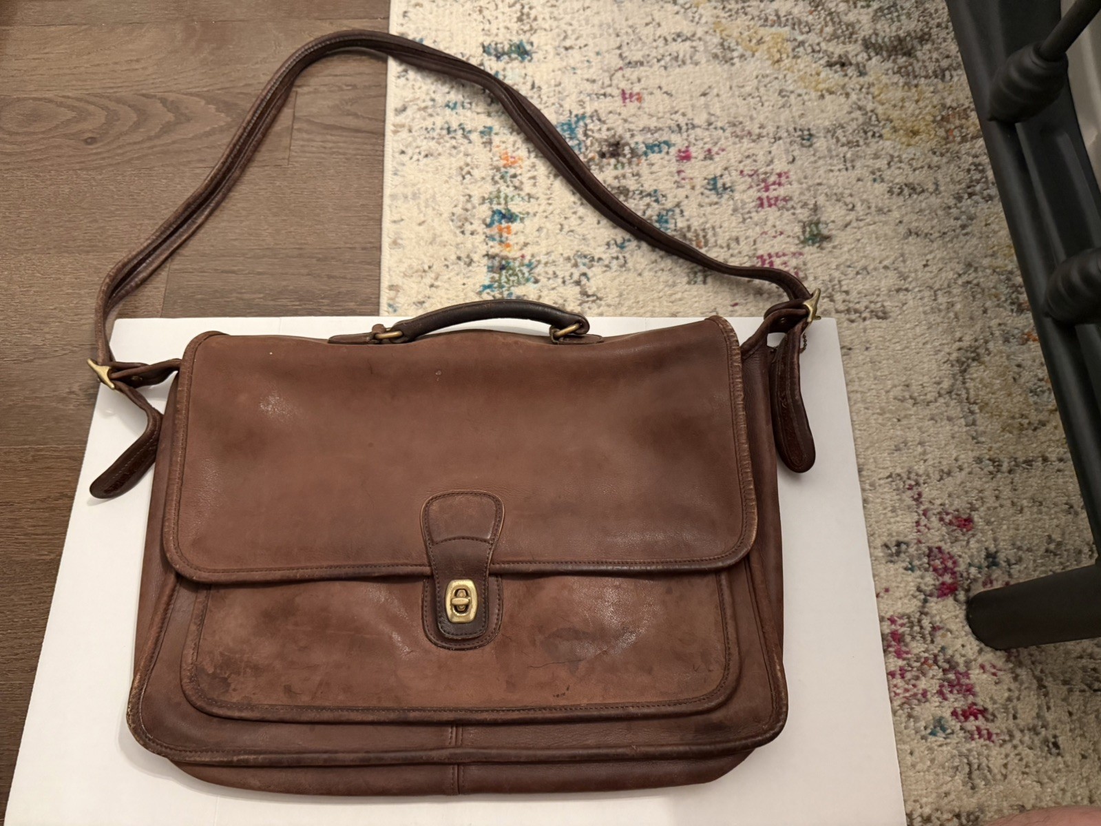 Vintage Coach Metropolitan Briefcase Bag 5180 | British Tan Leather | USA Made Vintage Coach Metropolitan Briefcase Bag 5180 | British Tan Leather | USA Made
