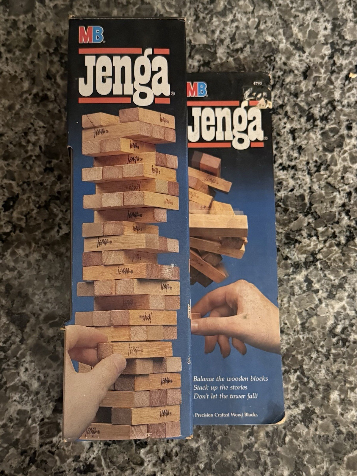 Vtg 1986 Milton Bradley Jenga Game NOS Brand New Factory Sealed