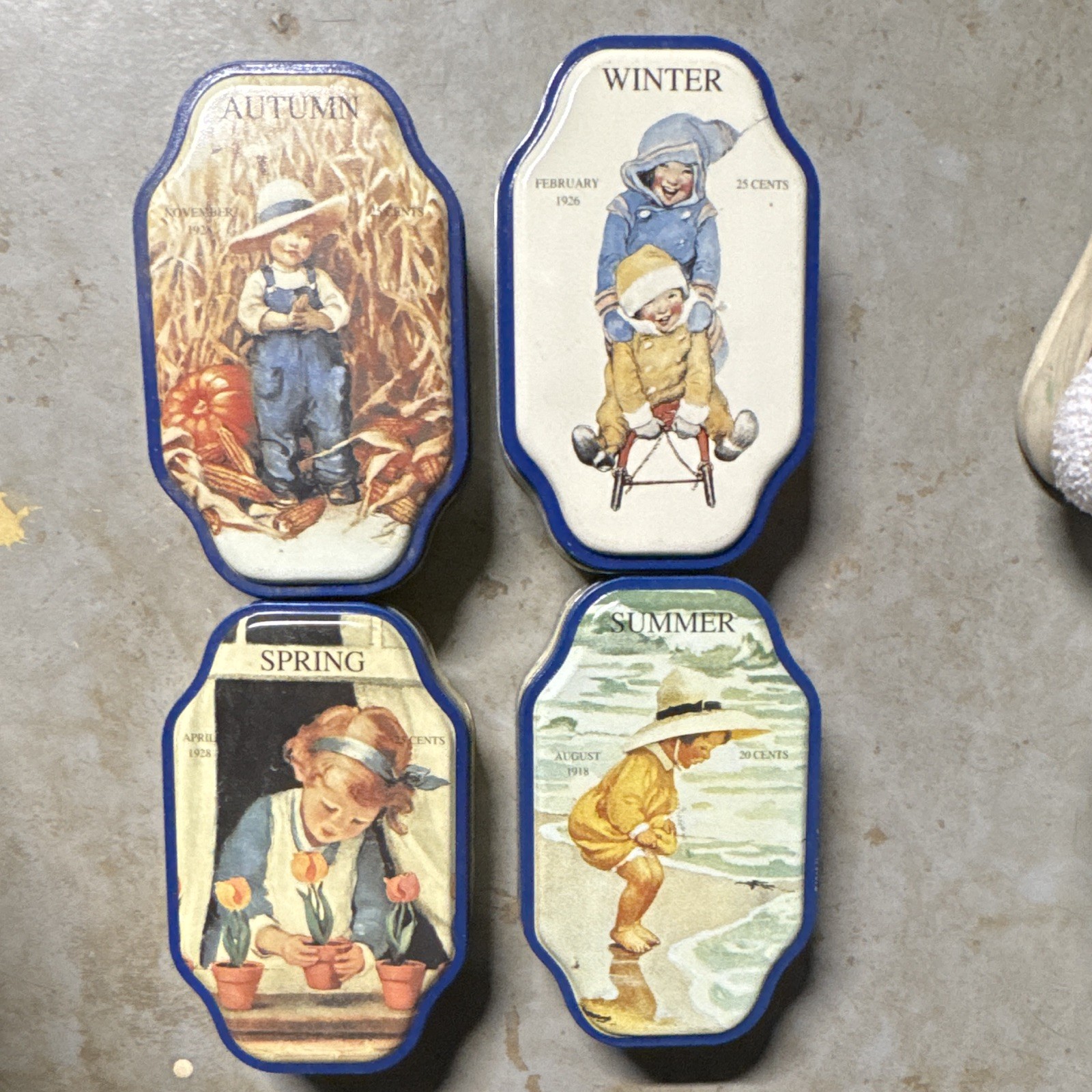 Early 1920’s Vintage Collectors Tins. Whole Collection Early 1920’s Vintage Collectors Tins. Whole Collection