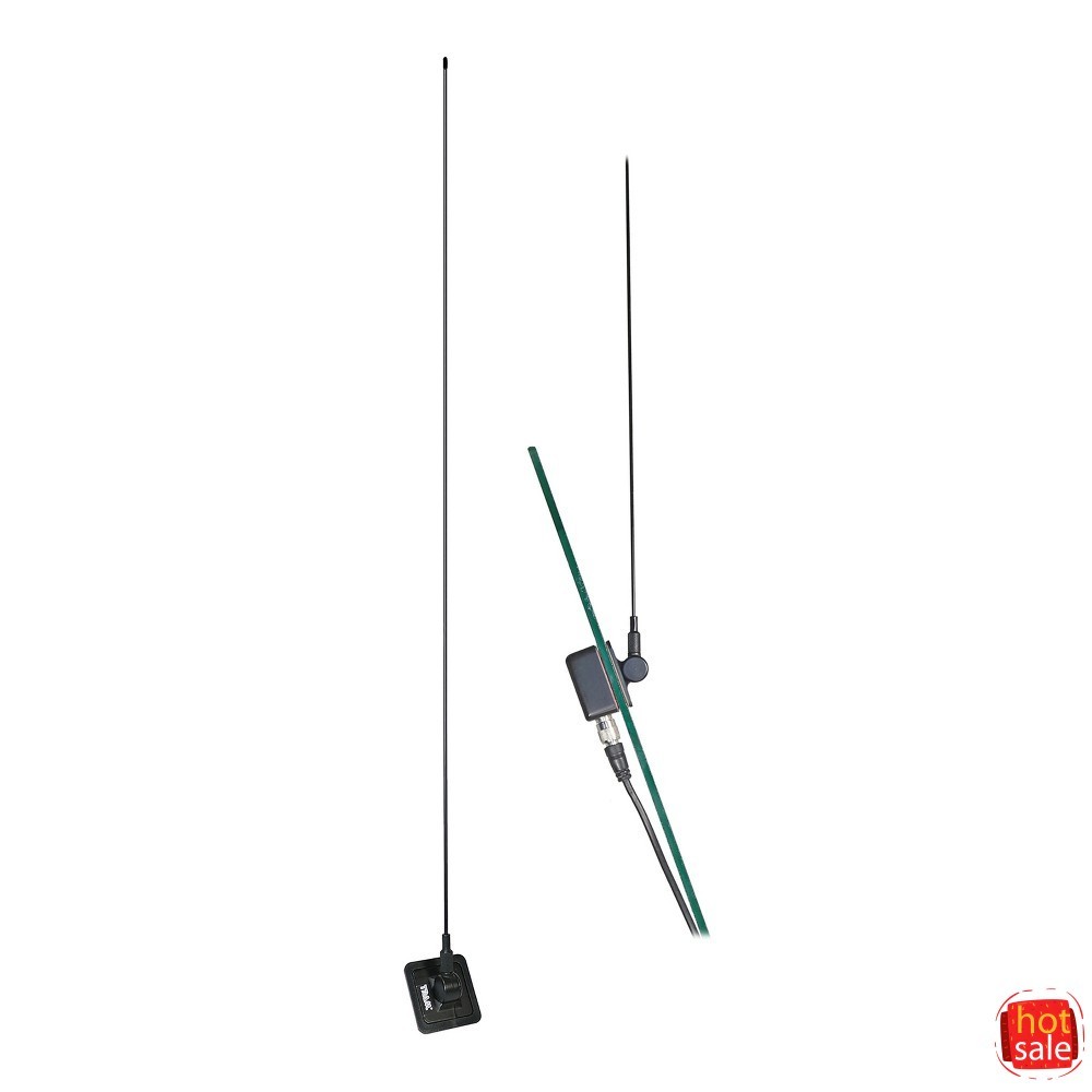 Tram 50W Pretuned VHF Antenna Kit 150-158 MHz Glass Mount Cable