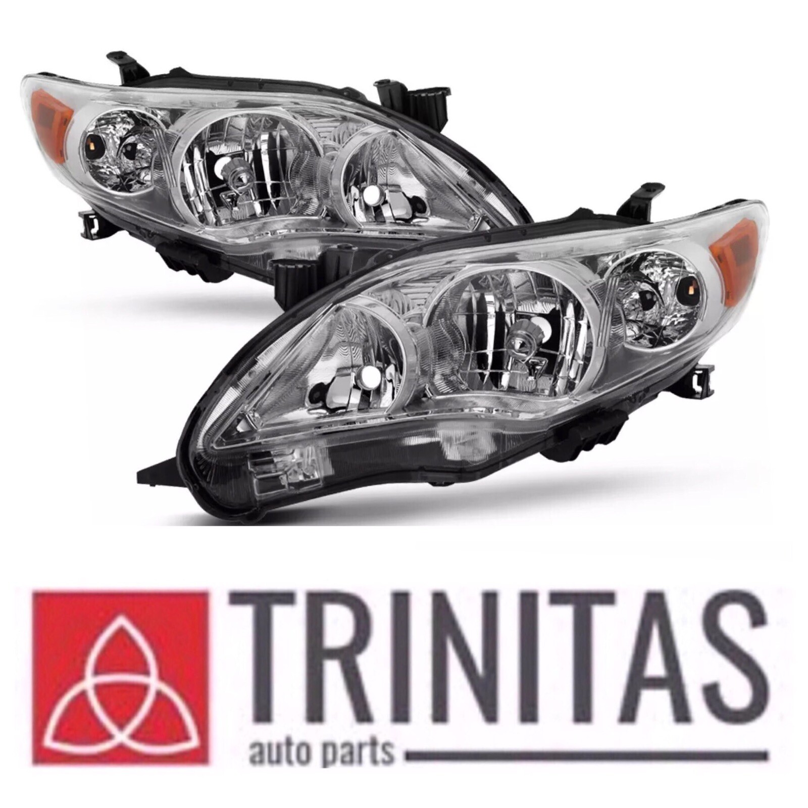 For SET Corolla 2011 2012 2013 chrome Headlights Headlamps 11 12 13 For SET Corolla 2011 2012 2013 chrome Headlights Headlamps 11 12 13