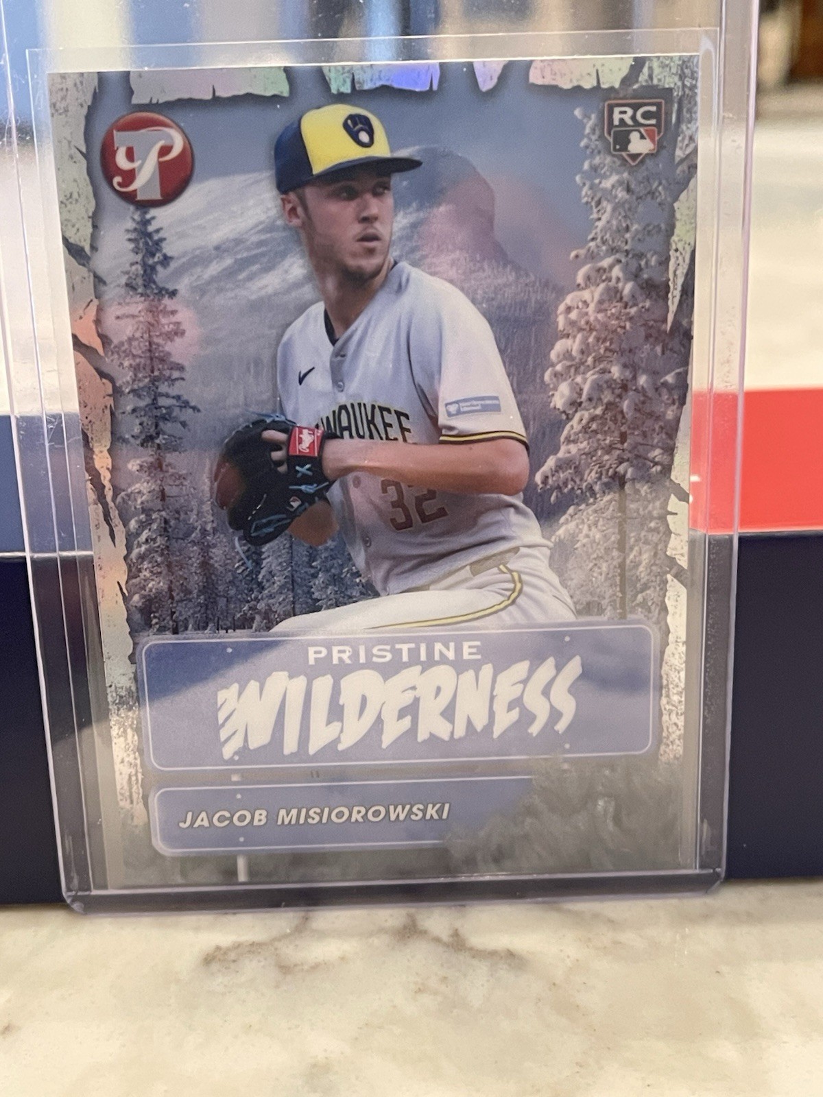 NEW 2026 Topps Pristine Jacob Misiorowski Pristine Wilderness RC Brewers NEW 2026 Topps Pristine Jacob Misiorowski Pristine Wilderness RC Brewers