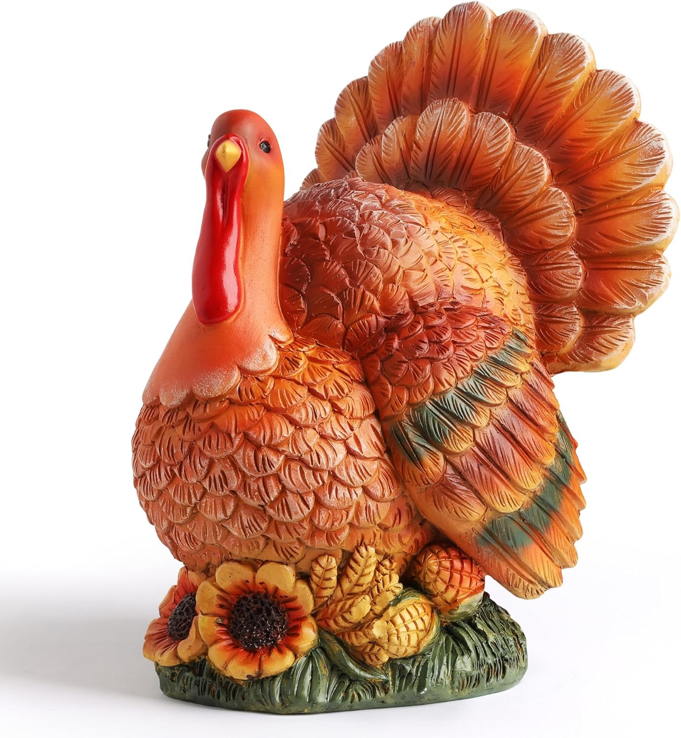 Thanksgiving Turkey Decor Large Turkey Figurine Fall Harvest Tabletop Thanksgiving Turkey Decor Large Turkey Figurine Fall Harvest Tabletop