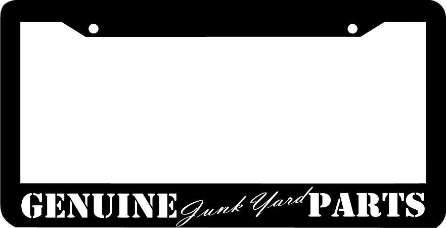 GENUINE JUNK YARD PARTS jdm License Plate Frame GENUINE JUNK YARD PARTS jdm License Plate Frame