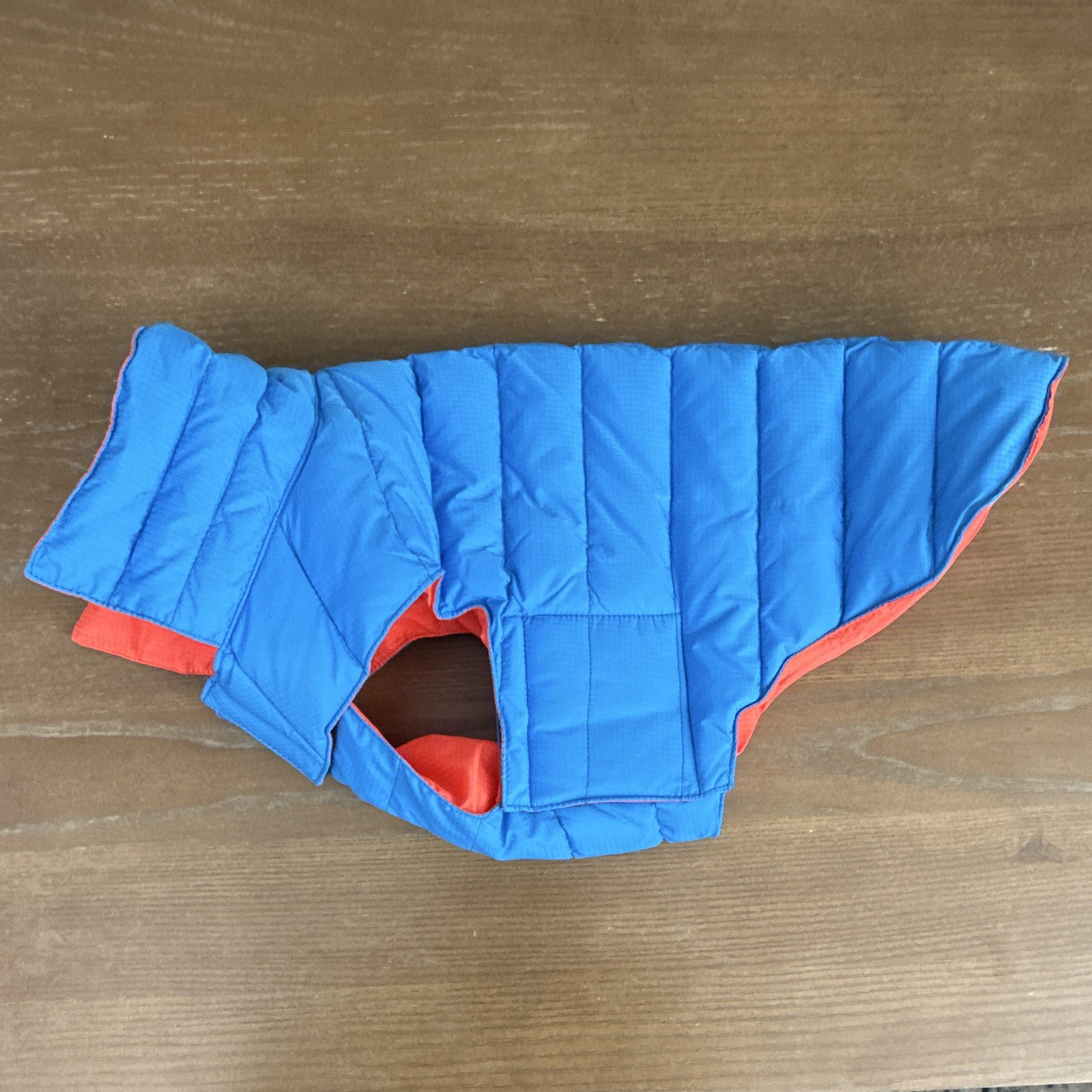Dog Canine Styles Sport Puffer Coat Blue/Orange 16” Warm Duck Down Jacket 10613