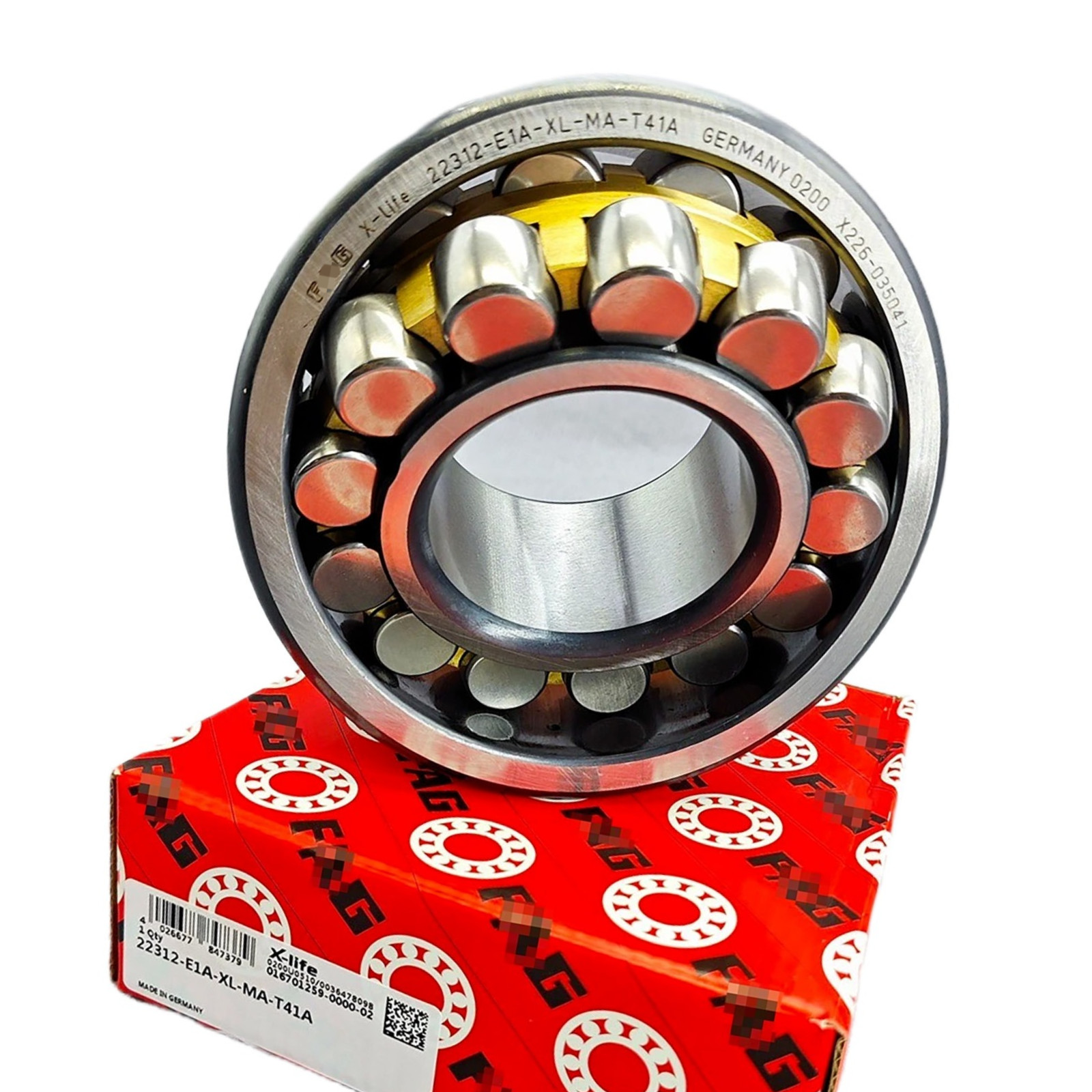 New Spherical Roller Bearing GER For FAG (Schaeffler) 22312-E1A-XL-MA-T41A US New Spherical Roller Bearing GER For FAG (Schaeffler) 22312-E1A-XL-MA-T41A US