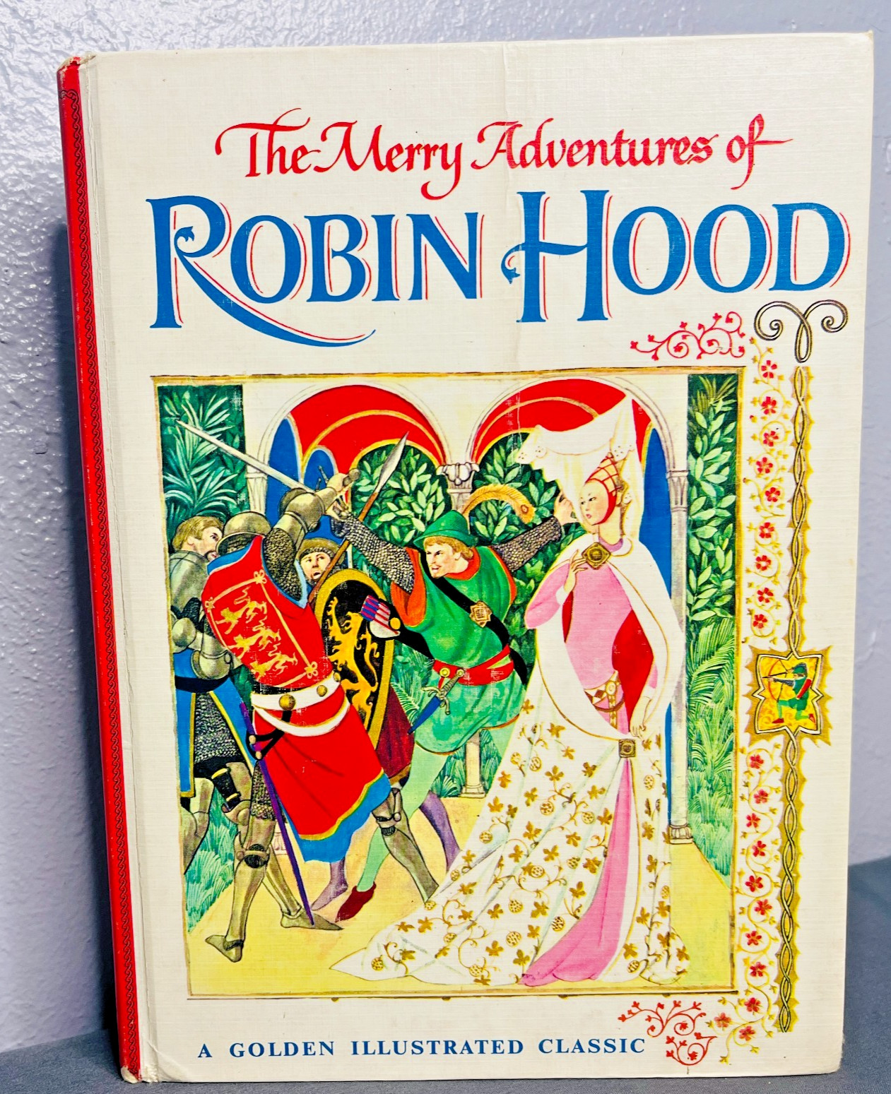 Vintage 1966 Children\'s Book THE MERRY ADVENTURES OF ROBIN HOOD Howard Pyle