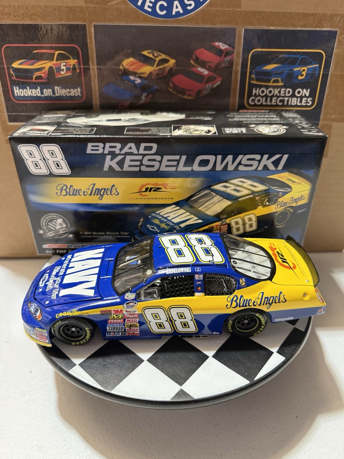 RARE* Brad Keselowski #88 Blue Angels 2008 1/24 Nascar Diecast