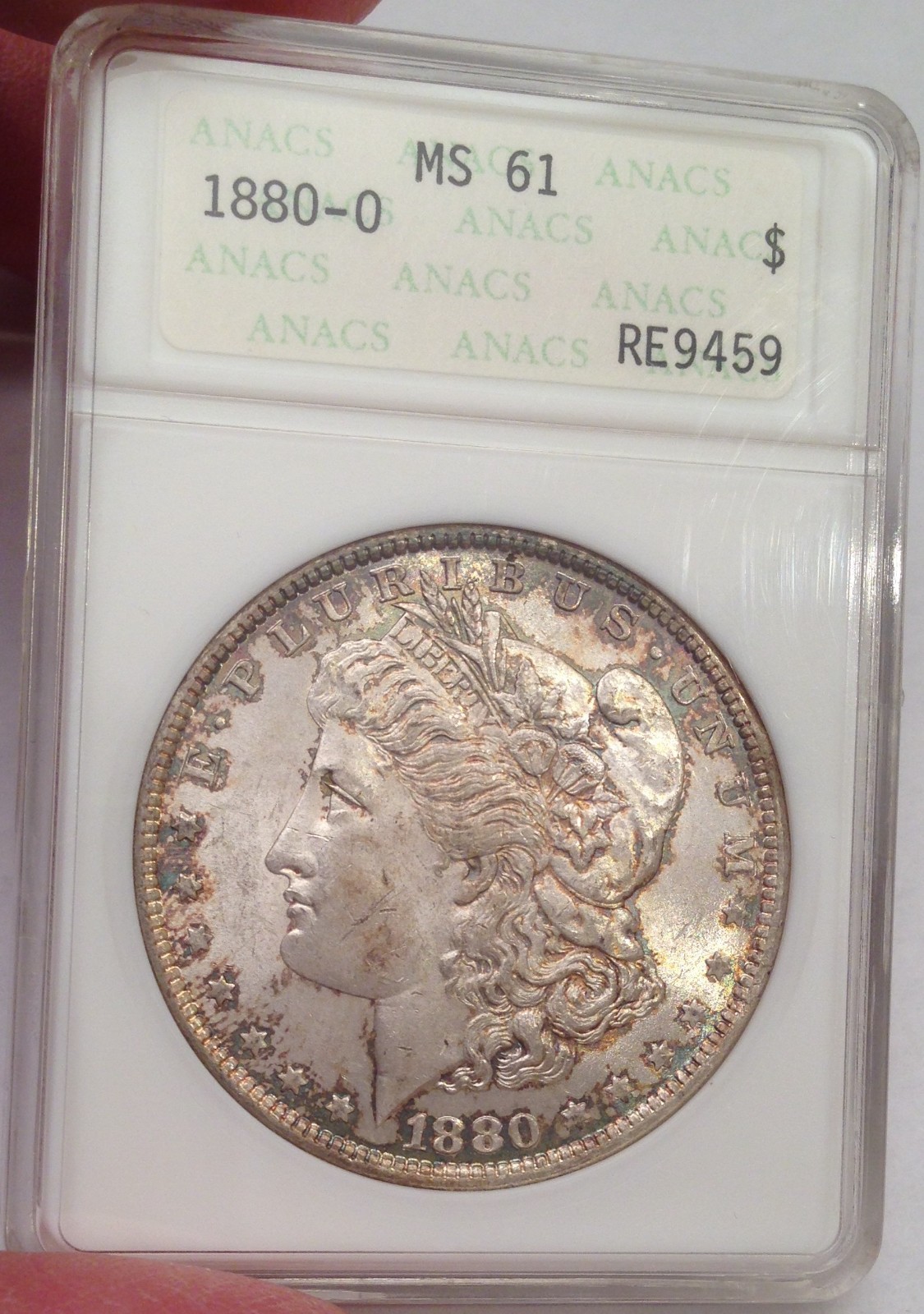 1880-O Morgan Silver Dollar - Rare Gen 2 ANACS Slab - \