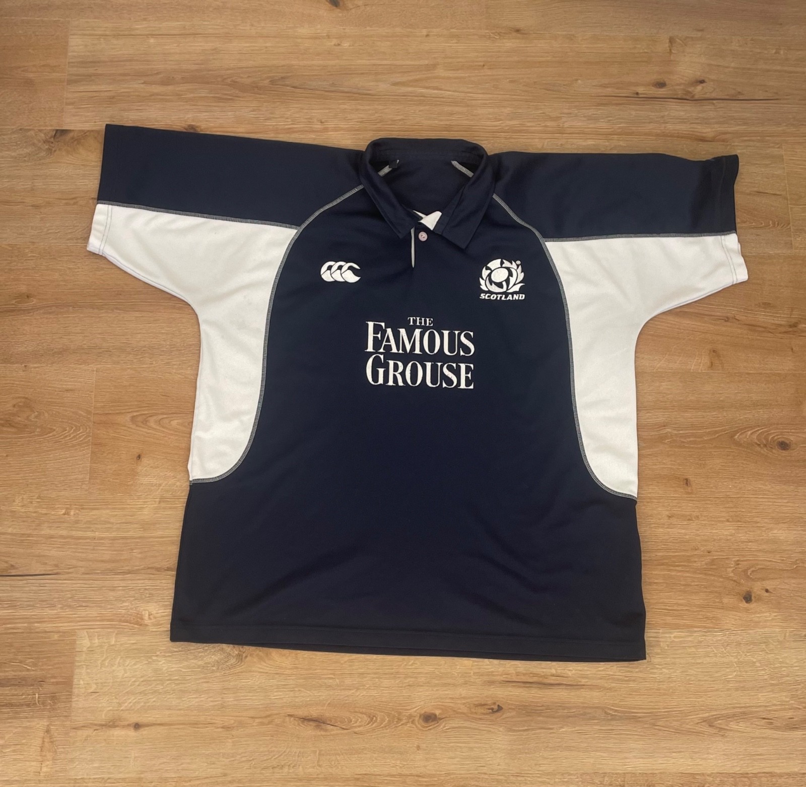 Scotland Rugby Home Jersey - XL - 2005-2007 - Canterbury Vintage Retro J