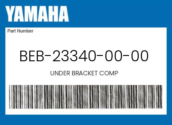 Yamaha Genuine Under Bracket Comp - Beb-23340-00-00