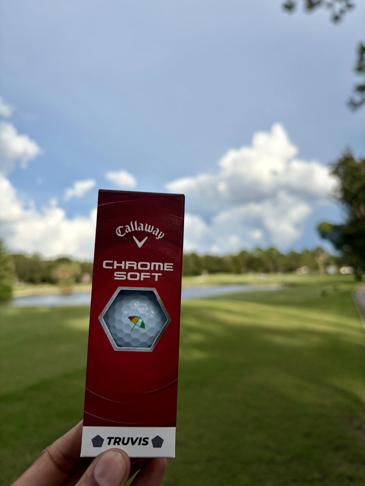 VERY RARE BAY HILL LOGOED CALLAWAY CHROME SOFT GOLF BALL Sleeve VERY RARE BAY HILL LOGOED CALLAWAY CHROME SOFT GOLF BALL Sleeve