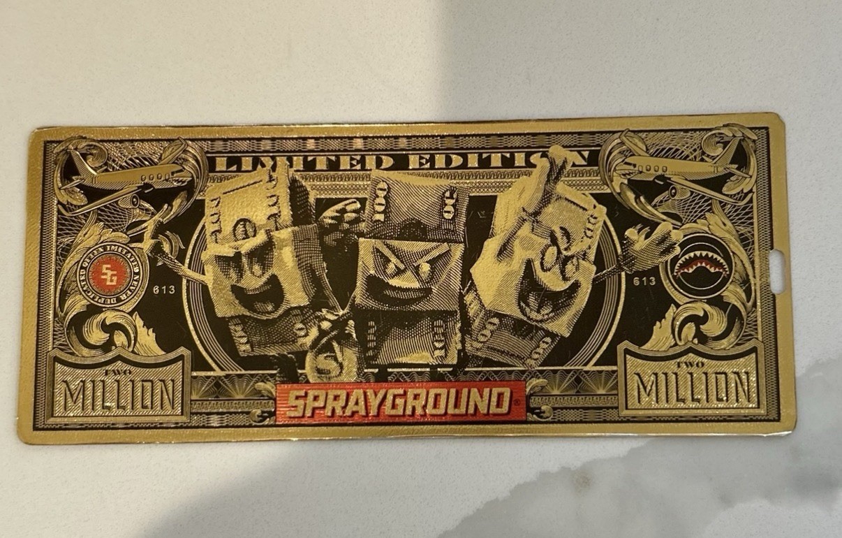 Sprayground Limited Edition Collector Tag Sprayground Limited Edition Collector Tag