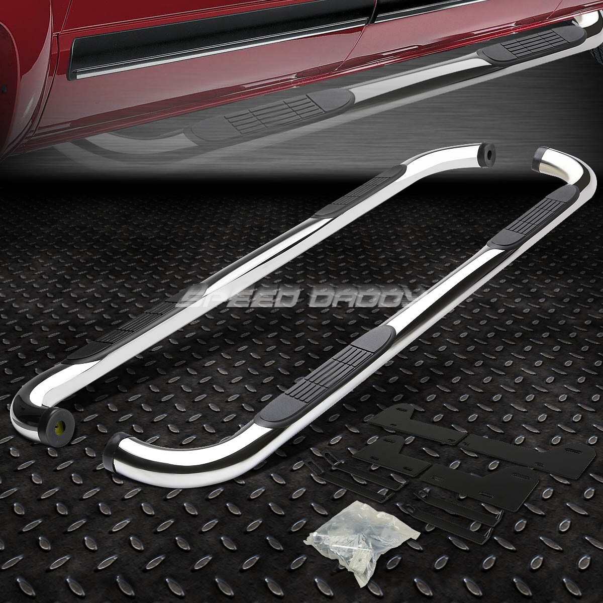 FOR 02-09 DODGE RAM 1500-3500 CREW CAB CHROME 3\ FOR 02-09 DODGE RAM 1500-3500 CREW CAB CHROME 3\
