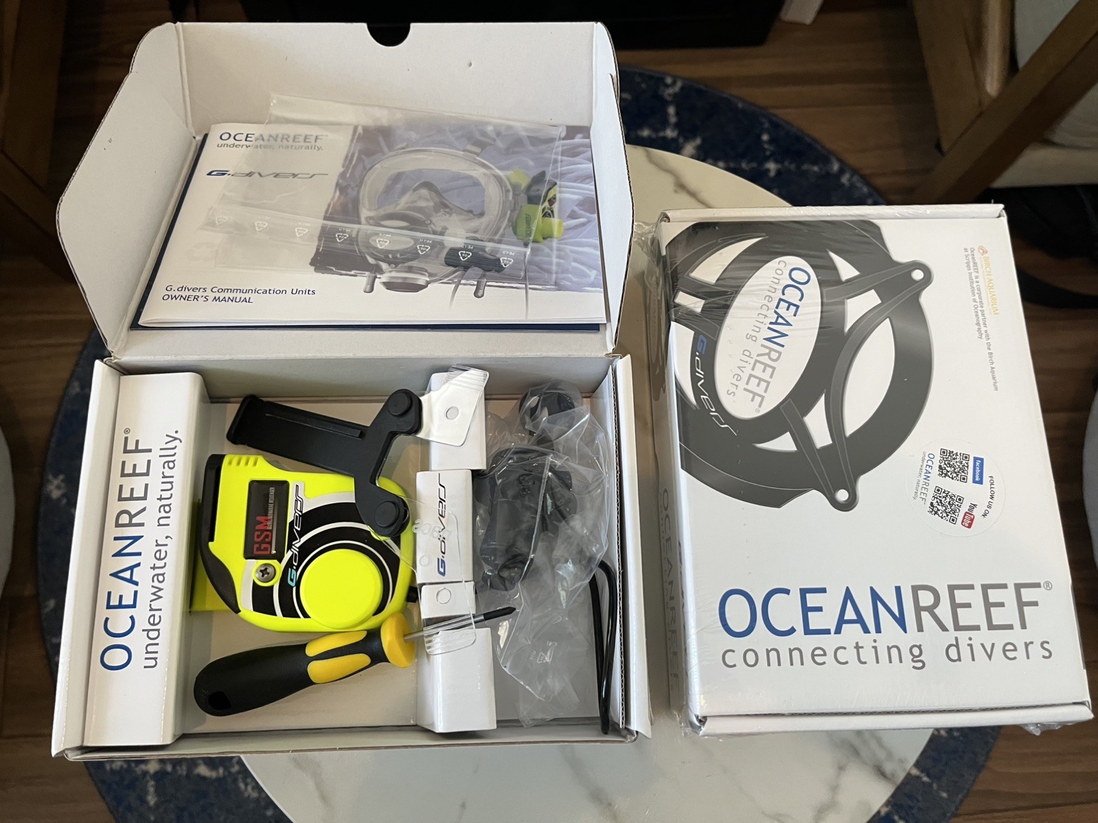 Ocean Reef GSM G.divers Wireless Underwater Transceiver for full face scuba mask