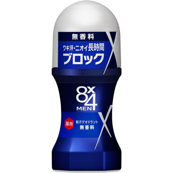 Kao 8x4 MEN Roll On Antiperspirant Deodorant for Men 60ml from Japan