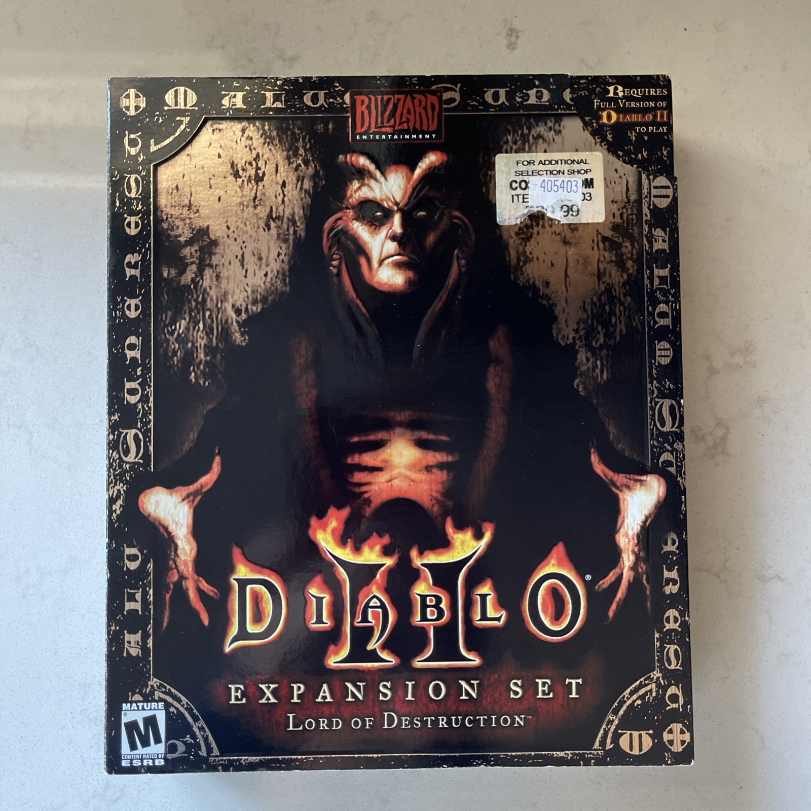 Diablo II 2 Lord of Destruction Expansion Set PC Big Box Sealed Blizzard 2001 