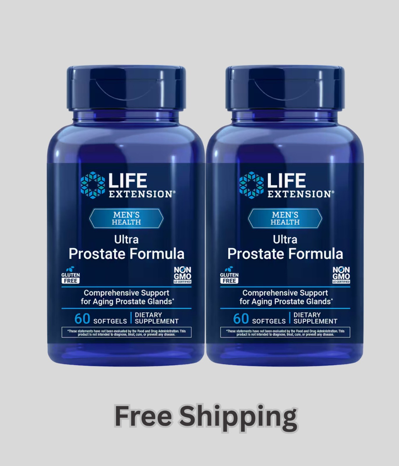 2X Life Extension Ultra Prostate Formula (60 softgels) - New & 