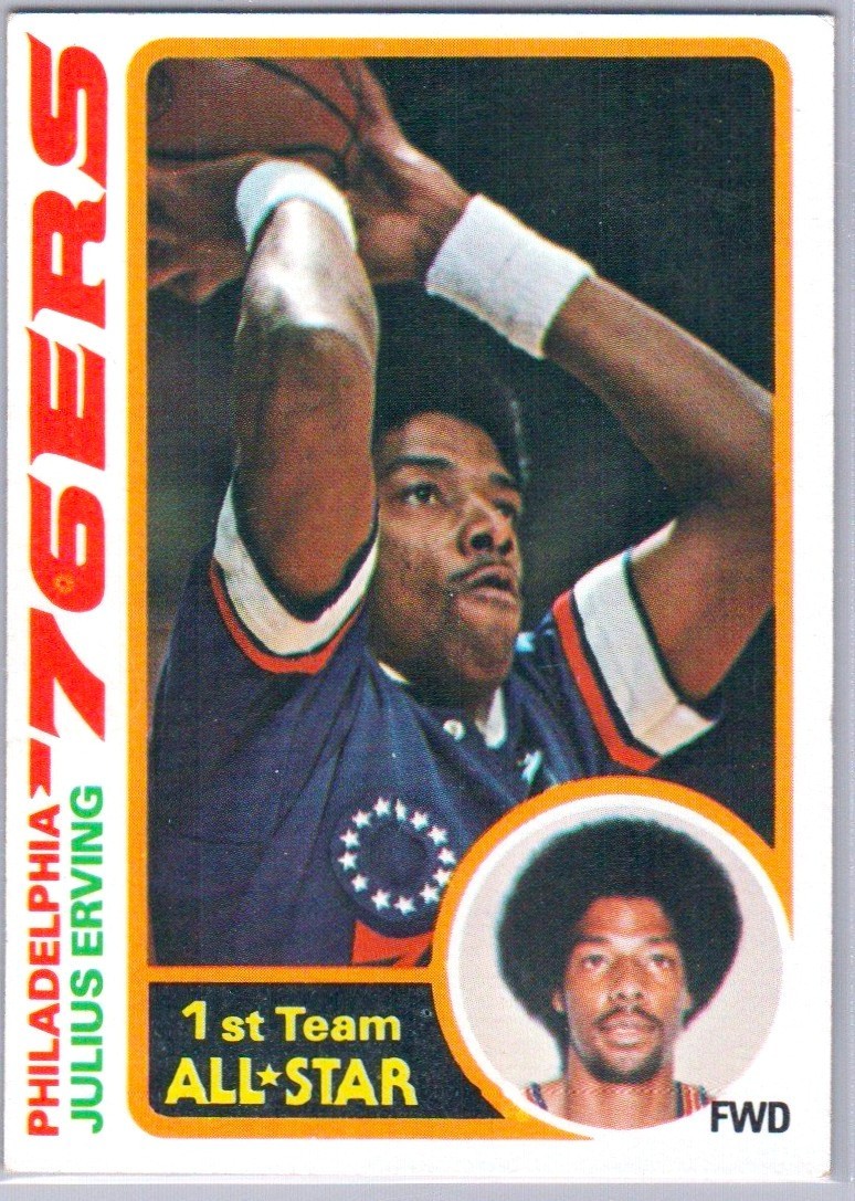 1978-79 Topps - Julius Erving #130 HOF 76ers EX-MT