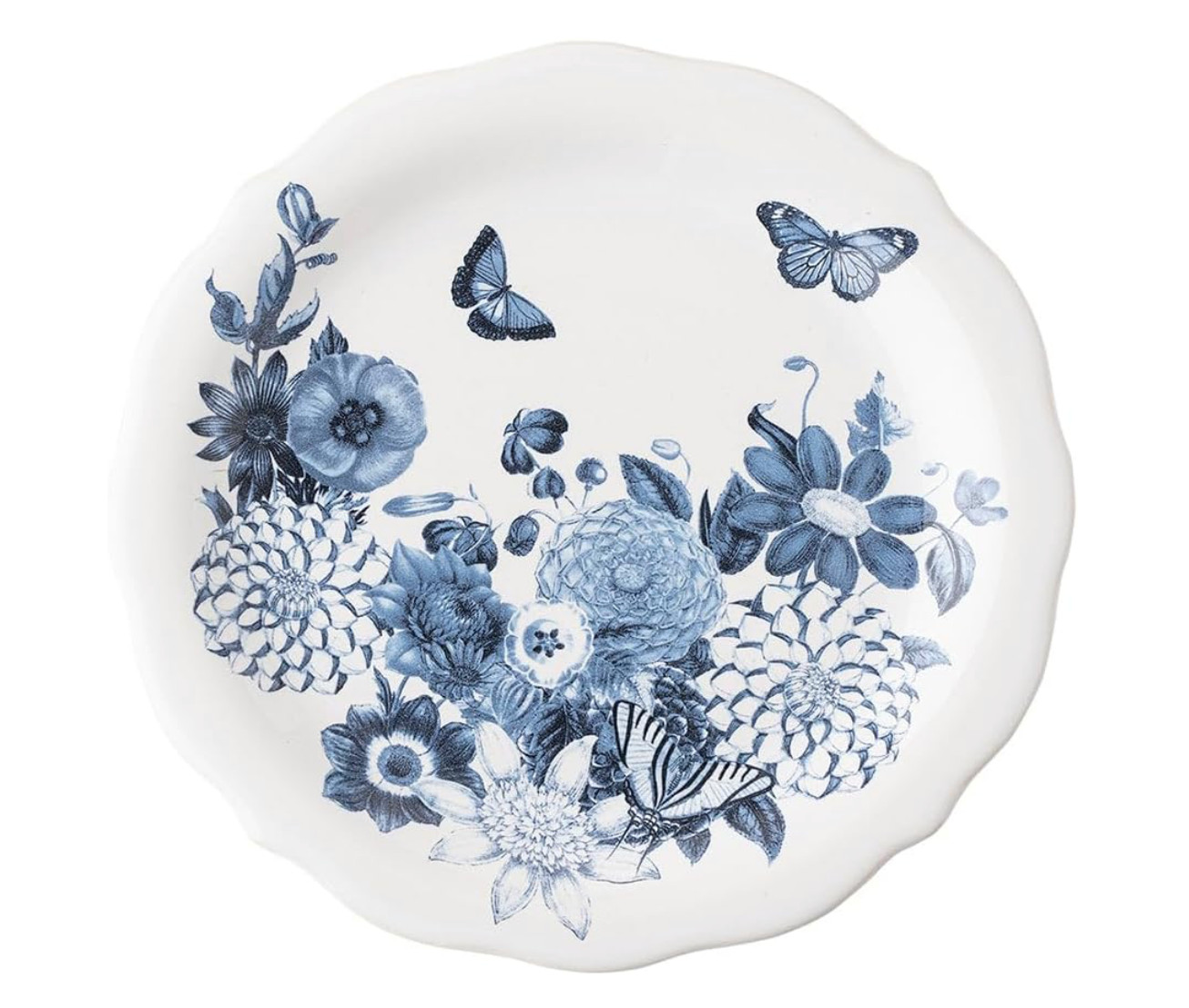 Juliska Field of Flowers Chambray Dessert/Salad Plate 9x9 SET OF 6