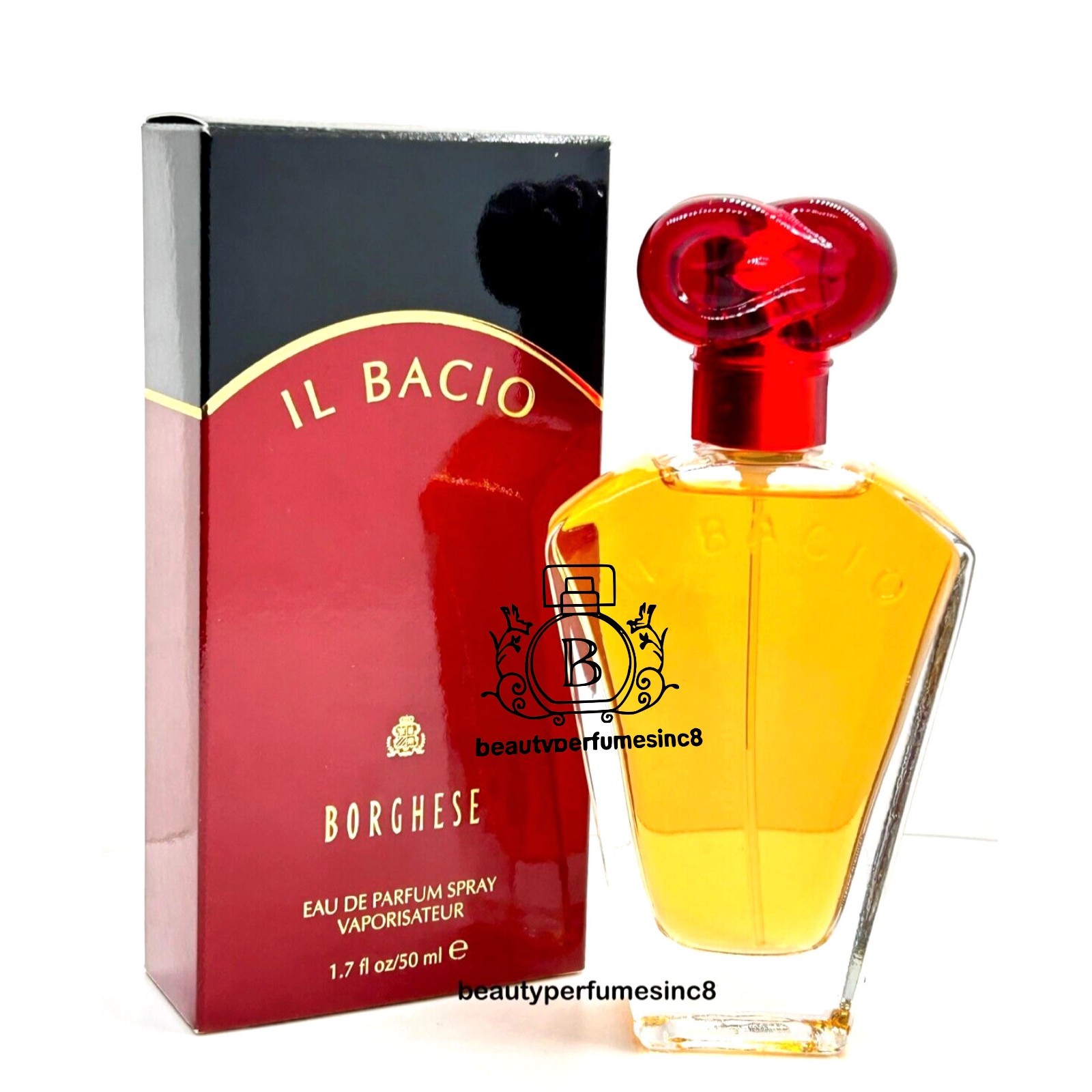 IL Bacio by Borghese EDP 1.7 oz Perfume for Women New In Box IL Bacio by Borghese EDP 1.7 oz Perfume for Women New In Box