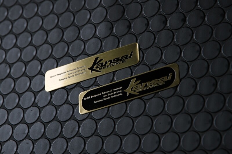 KANSAI SERVICE EMBLEM BLACK EM-4-B