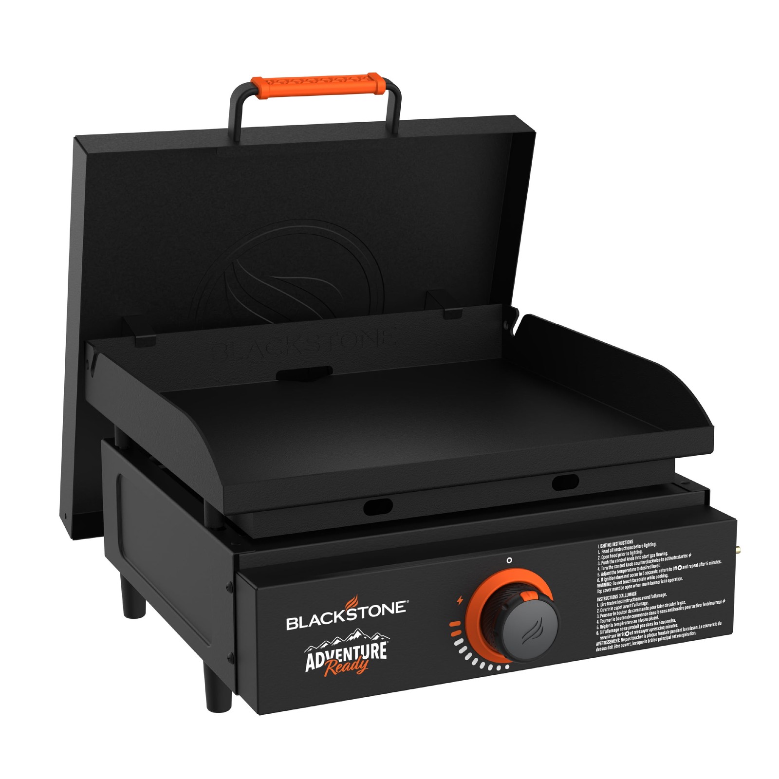 Blackstone Adventure Ready Outdoor Griddle 12500 BTU Steel 267 Square Inch Cooki