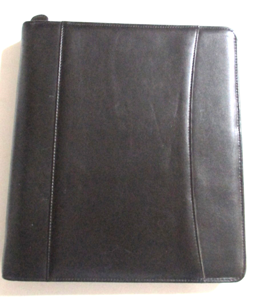 Franklin Covey Planner Black 7 Ring Binder Pockets-NEVER USED Franklin Covey Planner Black 7 Ring Binder Pockets-NEVER USED
