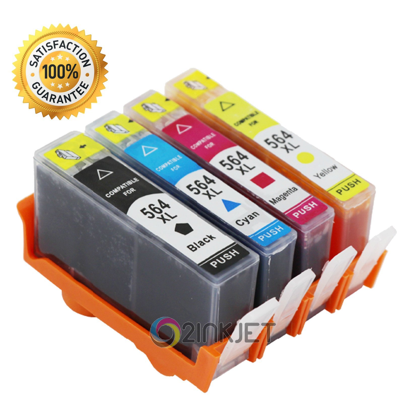 4pk Generic 564XL Ink Cartridge for Photosmart 5510 6510 6520 7510 7520 7525