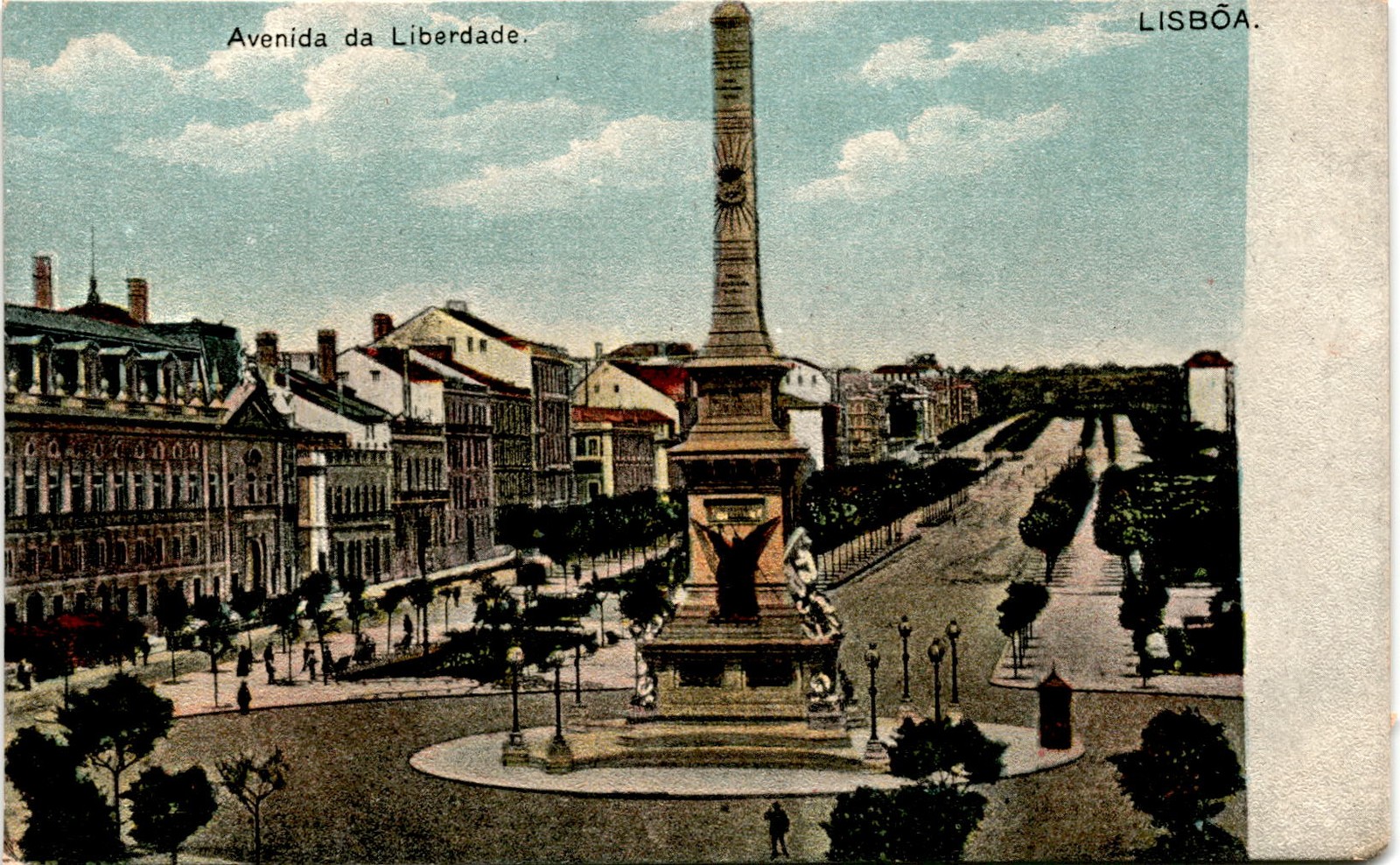 Avenida da Liberdade, Lisboa, Union Postale Universelle Postcard Avenida da Liberdade, Lisboa, Union Postale Universelle Postcard