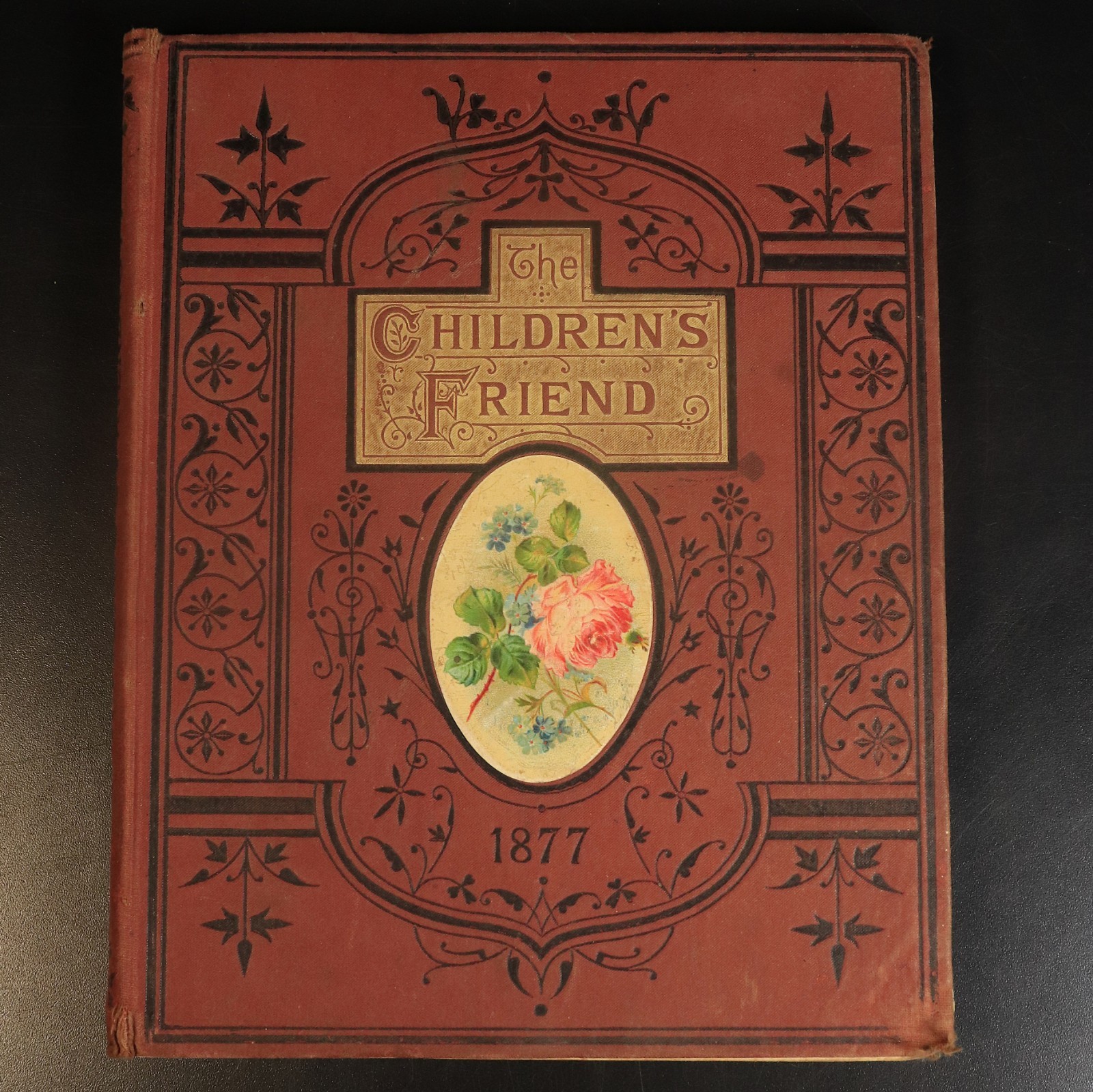 1877 The Children's Friend Volume XVII Antique Illustrated Children's Book