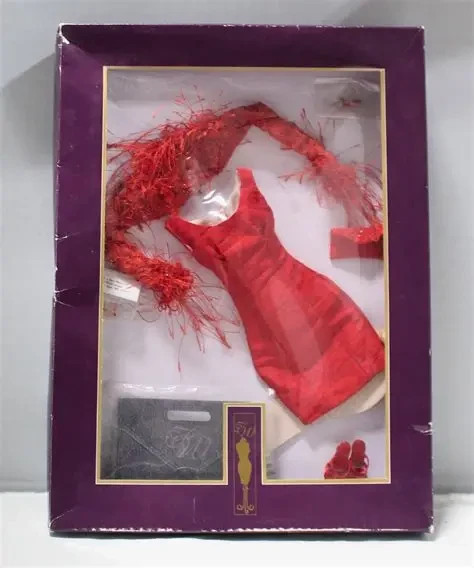 Tyler Wentworth Gallery Soiree red sheath dress Tonner 1999 99812 New NRFB